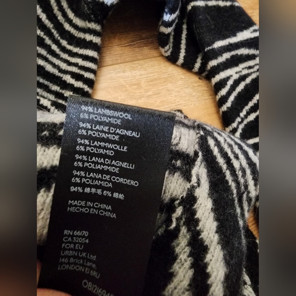 $198 NWT MAEVE Anthropologie Lambs Wool Knit Coat Cardigan S/M Oversized Thick - Picture 12 of 14